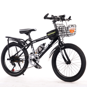 Childrens Mountain Bike Boys Girls Gear Shiftable Bicycle Safety Brake CE Certified Steel Frame Road Tire Double Disc Brake