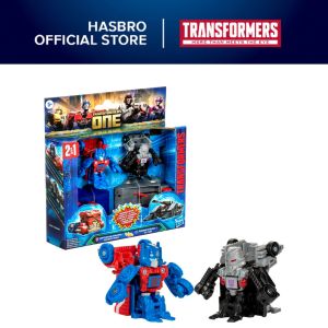 Transformers One Race Changers 2-Pack Optimus Prime (Orion Pax) & Megatron (D-16) 1.5-Inch Robot Action Figures Interactive Toys for Boys and Girls Ages 5+