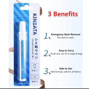 SG Clothes Stain Remover Pen/ Japan Clothes Stain Remover Pen/ No Washing Shirt Fabric Oil Stain Remover
