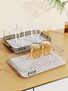 Drain Tray For Home Storage Rack Fancy Accessible Luxury Water Cup Storage Rack Coffee Mug Tea Cup Storage Handy Gadget