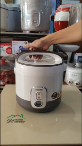 Nồi Cơm Điện Nắp Gài HONGMEI Lòng Inox 304 Cao Cấp | 1.2L – 1.8L – 2L | Công Suất Lớn Nấu Nhanh – Giữ Ấm Lâu