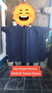 DASUS Jas Hujan Ponco Anti Air Taslan Impor