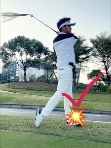 อุปกรณ์ฝึกวงสวิงกอล์ฟเทรนเนอร์ ริบบิ้น PGM (HGB026) Golf accessories Golf Swing Training Aid