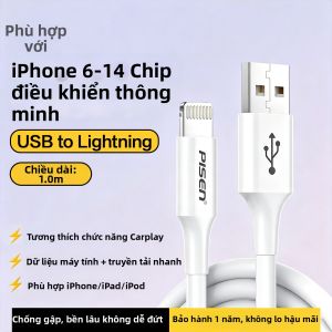 PISEN | Cáp Sạc Nhanh PD 30W Kéo Dài cho iPhone iPad