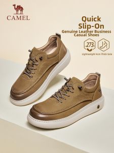 CAMEL | New Autumn Leather Business Casual Shoes Height Increasing