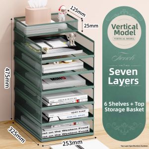 NUOXUNDE | Office File Organizer Multiple Layers