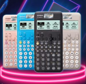 Máy Tính Học sinh/Khoa học Casio Fx-880BTG-Hồng Chính Hãng BH 7 năm