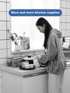 5 Layer Kitchen Rack Cabinet Organizer Storage Rack Steel Kitchen Heavy Duty Rack Organizer for Microwave Condiment