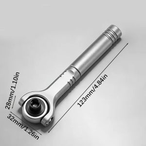 Magnetic Ratchet Screwdriver Set Universal Socket Bit Multi-angle Forward Reverse Adjustable Motorcycle Repair Tool Kit