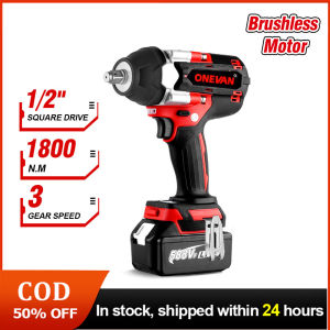 1800 N.M Brushless Electric Impact Wrench 1/2 Inch Cordless Electric Wrench 588VF Wrench Screwdriver Tool For Makita 18V Battery