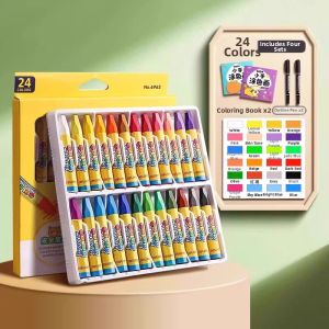 deli | Safe and Easy to Clean Childrens Oil Pastels