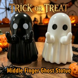 2Pcs New Halloween Themed Cute Ghost Pen Holder Desk Multifunctional Quirky Decorative Item