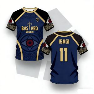 Bandai | Munich Kaiser No. 10 # Animation Sports Jersey Mens and Womens Summer Breathable Quick Dry Light Casual Street Wear