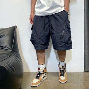 Xu Ta Lang Mens Casual Workwear Shorts Summer Fashion Brand Loose Straight Leg Outdoor Wear Quick Dry Mid-Length Pants