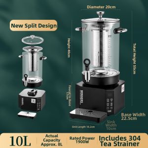 Smart Automatic Tea Brewer Water Boiler Transparent