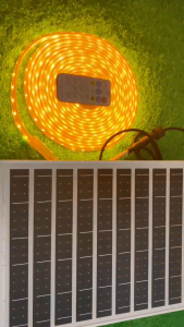 Dây Đèn Led trang trí năng lượng mặt trời cao cấp Mifidi Ánh sáng Vàng nhiều chế độ trên 10 giờ Tấm pin Mono lớn BH VIP tận nhà 1 năm