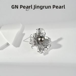 925 Sterling Silver Tahitian Sea Pearl Brooch