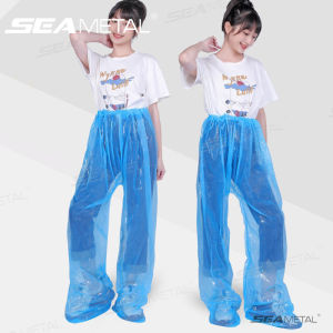 Seamital Áo Mưa Xe Máy dùng một lần rainpants dành cho người lớn khẩn cấp quần chống thấm nước bọc giày
