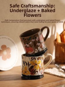 Retro Ceramic Coffee Cup Unique