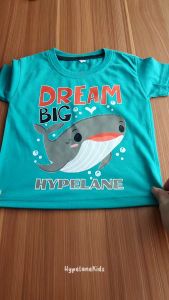 Baju Kaos Distro Harian Anak Laki Laki Karakter Paus Keren Import 1 - 10 Tahun - Hypelane Kids - DTF