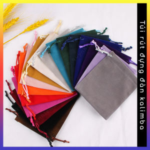 Túi rút bằng vải flannel đựng đàn kalimba 17 phím  Kalimba 21 phím  túi chống sốc chống bụi nhiều màu.