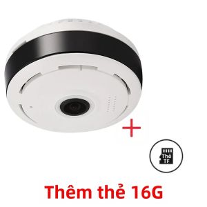 Camera Toàn Cảnh Wifi V380 Pro 3MP 360 Độ Camera IP An Ninh Tầm Nhìn Ban Đêm Mắt Cá Ghi Hình Full-HD Kèm Pin