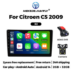 IPS Touch Screen 10 inch Car Radio For Citroen C5 2008 - 2017 Wireless Carplay Android Auto GPS Autoradio BT Multimedia Player