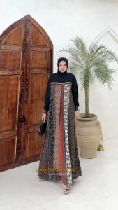 gamis salsabilla dress//gamis motif cantk simple manik swarovsky mewah produk amore by ruby gamis motif cerruty