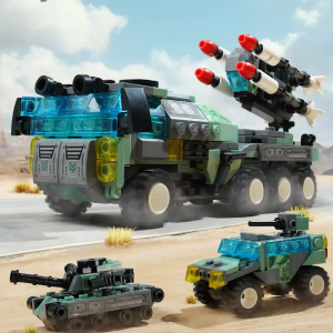 QMAN - 42207 Bộ đồ chơi xếp hình mô hình xe quân sự (giao lẻ 1 mẫu ngẫu nhiên)