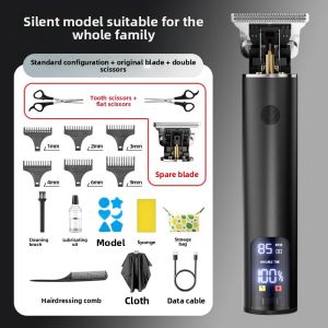 MONLEYTA | German Precision Head Grooming Tool Electric Trimmer Mens Beard Razor Self Haircut Shaving Integrated Machine Fast Charge