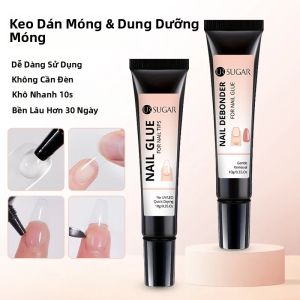 Keo Dán Móng UR SUGAR 10g Độ Bám Dính Lâu Dài Không Cần Đèn Dụng Cụ Tẩy Keo Móng Kèm Theo.