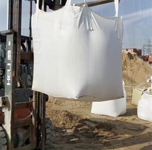 Bao Đựng Cát Sỏi - Vlxd 1000kg Không miệng - Đáy Xả Chính Hãng GUMBO Loại Dày Tái Sử Dụng