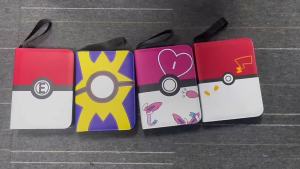 Pokemon Game Card Album 4 Grid Loose-Leaf Card Pack 400pcs Holder Album Toys for Children Cartoon Collection Album Book