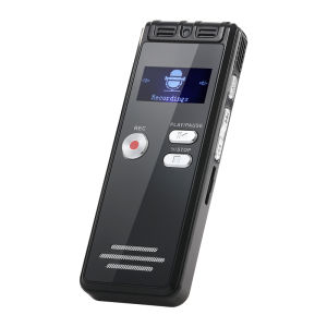 Digital Voice Activated Recorder with Playback - 2200 Hours Audio Recording Device 1536Kpbs HD Dual MIC Tape Recorder Device fo
