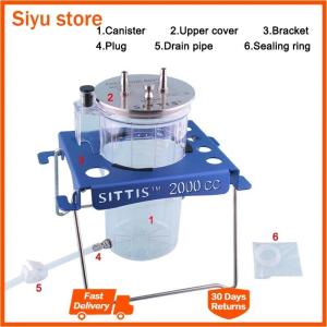 GREATLH Liposuction Fat Collection Canister Disinfection Glass Bottle for Fat Harvesting Reinjection Beauty tools