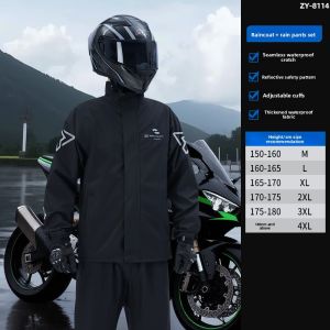 KeyRu | Rainproof Rain Suit for Adult Men Full Body Separated Motorcycle Riding