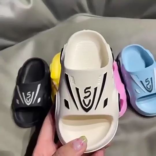 Slippers For kids Boys LED Light Sandal Shoes Luminous Beach - Technical View