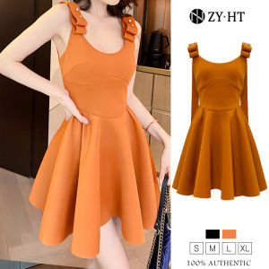 ล้างสต๊อก ใช้คูปอง 299บาท เดรส/เดรสผู้หญิง/เดรสีดำ/เดรสีส้ม/เดรสมินิ/เดรสสายเดี่ยว/เดรสไปงานแต่ง/ชุดไปทะเล/เดรสออกงาน/เดรสเซ็กซี่/เดรสเกาหลี - ชุดออกงาน EraVogue 5854