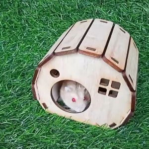 ⭐⭐⭐⭐⭐ RUMAH HAMSTER MINI KANDANG KAYU LUCU