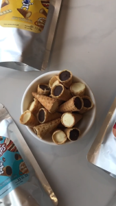 White Chocolate Rocket Cones 100g - CACAO CULTURE - Smooth & Creamy Chocolate Treat