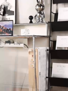 Router Shelf Wall Mount with Cable Hole Wire Organizer Multi Function Storage Untuk Peralatan Elektrik Jimat Ruang