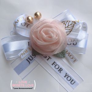 Bridesmaid Pearl Hand Bouquet Wedding Flowers Sensation High-End Sensation Bridal Sister Chest Flower Handmade Wedding Decor