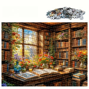 Jigsaw Puzzle Large Challenge with Portable Box and Puzzle Pieces for Adults Family Game Brain Teaser Christmas Holiday Gift