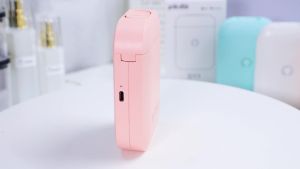 Portable Label Maker - Label Maker Machine with Tape Label Printer for Labeling Jars Bins Home Organizing Office Compatible with iPhone Android USB Rechargeable Easy to UsePink