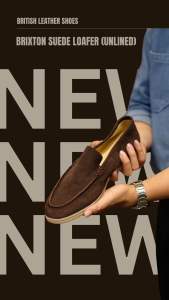British - รองเท้าหนังกลับ รุ่น Brixton Suede Loafer (unlined)