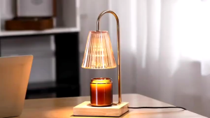 【LOCAL STOCK-Deliver in 2-3 days】Candle Warmer Lamp - Electric Scented Candle Heat Lamp - Dimmable Wax Oil Lamp with Wooden Base for Rooms Yoga Rooms and Aromatherapy - Height Adjustable 2H/4H/8H TimerGifts suitable for family friends siblings