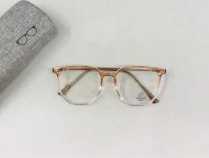 (Joysunnies )Oversized Frame Square Anti Blue Light Glasses Fashion Anti Radiation Eyeglasses