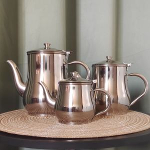 Thickened Stainless Steel Oil Bottle with Filter Net for Kitchen Home Use Cooking Utensil Soy Sauce Bottle Oil Storage Jar