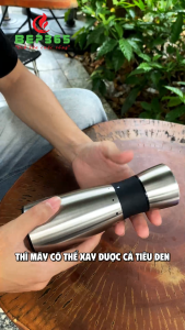 Dụng Cụ Xay Tiêu Malloca MMPM-657A – Điều Chỉnh Độ Mịn – Vỏ Inox Bền Đẹp – Hàng Chính Hãng - BST