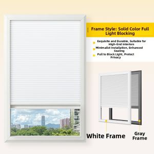 Cordless Hidden Honeycomb Blind Inner Windows for Kitchen Bathroom